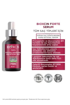 Bioxcin Forte Serum Against Intensive Hair Loss Single Bottle Introduction Package 50 ml - 3