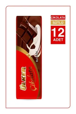 Ülker Milk Baton Chocolate 12 Pieces *30gr - 1