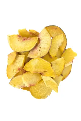 Peach Dried Fruit Chips - Freeze Dried Crispy Peaches - 2