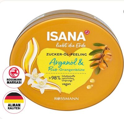 Isana Body Peeling Love Nature Argan Oil 230g - 1