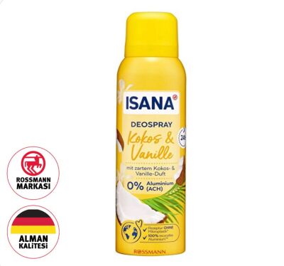 Isana Deodorant Coconut and Vanilla 150ml - 1