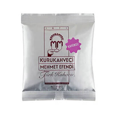 Kurukahveci Mehmet Efendi Turkish Coffee Decaf Foil 50 Gr - 1