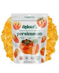 Persimmon Dried Fruit Chips - Freeze Dried Freeze Dried Crispy Persimmon - 1