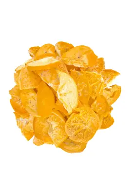 Persimmon Dried Fruit Chips - Freeze Dried Freeze Dried Crispy Persimmon - 3