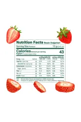 Strawberry Dried Fruit Chips - Freeze Dried Crispy Strawberries - 3